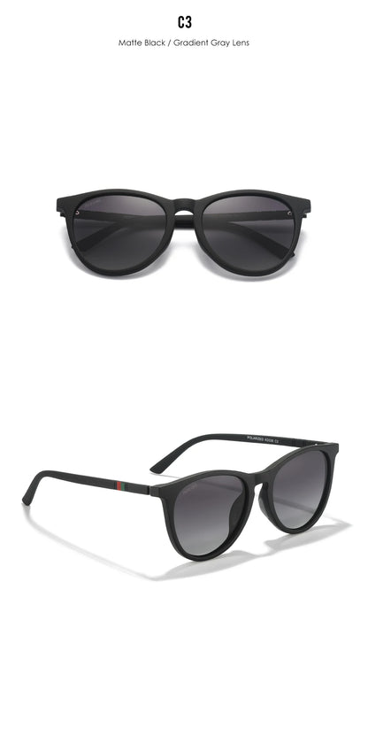 Damen-Sonnenbrille Vintage photochrom polarisiert Reisen Fahren Wandern