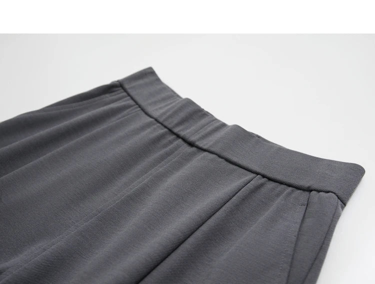 Damen Shorts im Minimalismus-Stil mit elastischer Taille für den Sommer