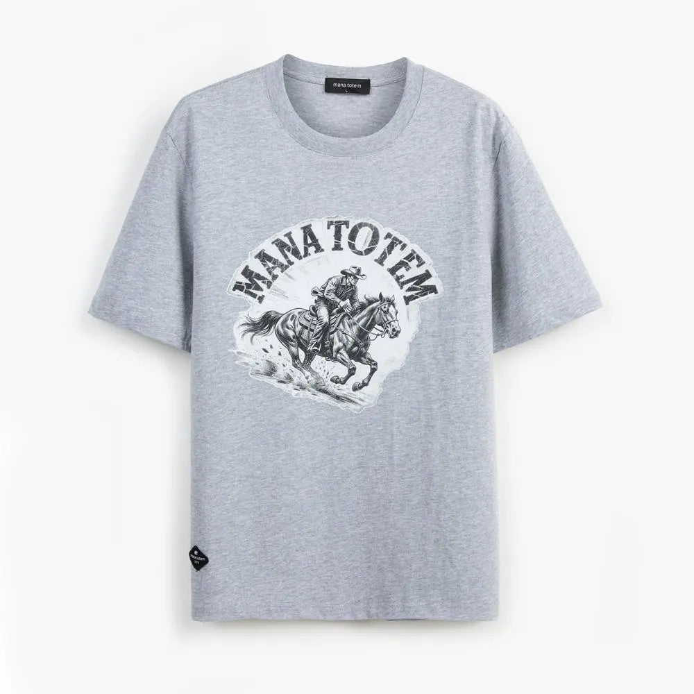 Herren T-Shirt Race Motiv Atmungsaktiv 100% Baumwolle Slim