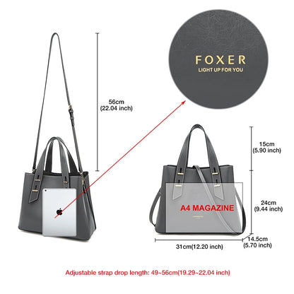 Damen Handtasche aus Split-Leder mit Crossbody Fashion Bags
