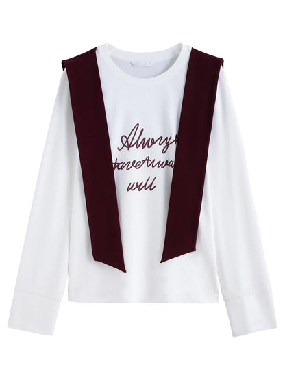 Vielseitiges Damen-T-Shirt mit V-Ausschnitt und langen Ärmeln – lässig und figurbetont für den Frühling