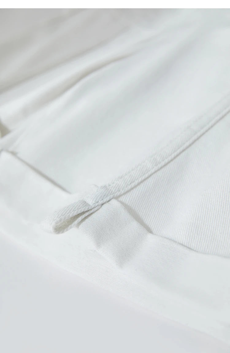 Minimalismus Baumwoll Jeans – Vintage Retro Fashion Shorts für Frauen