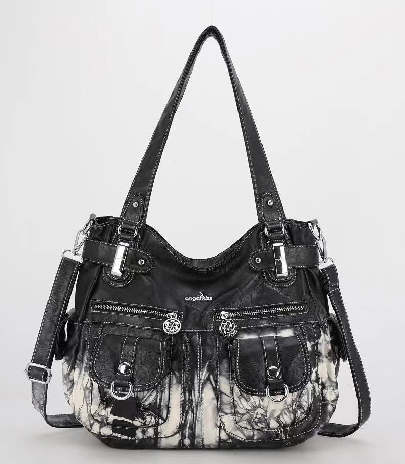 Damen-Handtasche Multifunktionale PU-Tasche Großes Fassungsvermögen Alltagsbegleiter