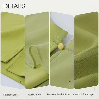 Elegantes Damenkleid Aus Baumwolle Chiffon Lockere Passform