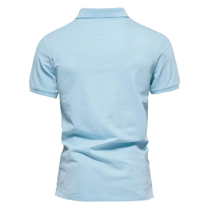 Herren Polo Shirts aus Baumwolle mit hochwertiger Stickerei für den Sommer