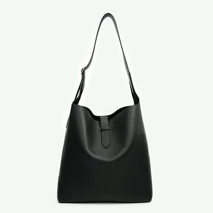 Kalbsleder Hobo-Tasche | Großes Fassungsvermögen