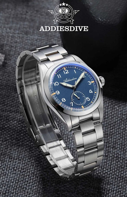 36mm Herren Vintage-Quarzuhr K1 Mineralglas 100m wasserdicht BGW9 C3 Minimalist