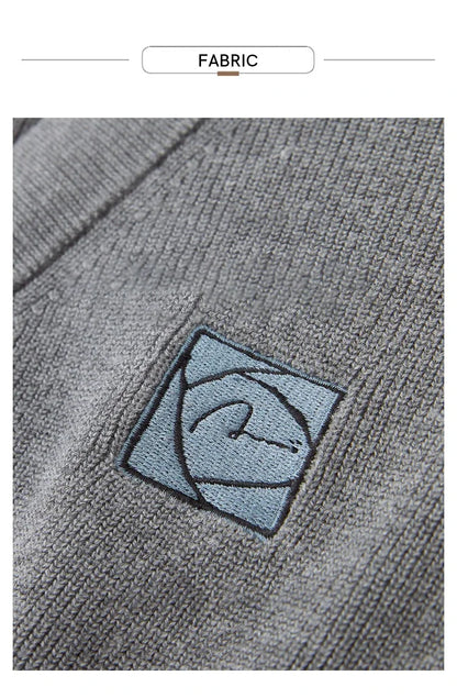Damen-Strickjacke Wolle V-Ausschnitt Patchwork Stickerei kurz Französisch Herbst