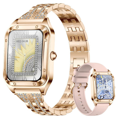 Damen Smartwatch mit 1,57 Zoll Full Touch Screen und Gesundheits-Tracker