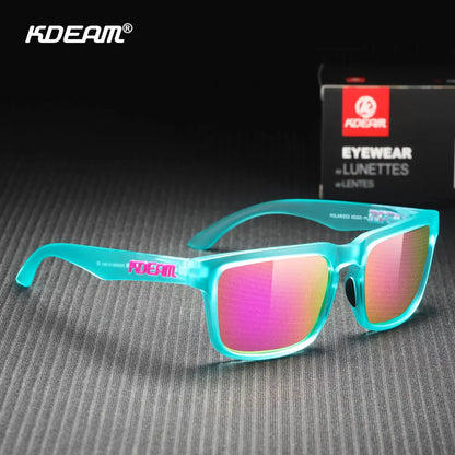Sonnenbrille übergroß quadratisch polarisiert 64mm Angeln Herren