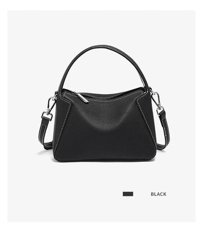 Damen-Handtasche aus Rindleder Kompakt Crossbody für Beruf und Alltag Hochwertig Verarbeitet