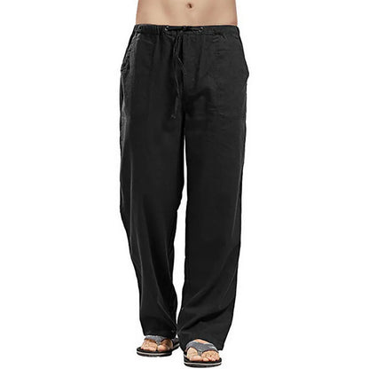 Sommerliche Herren-7/8-Hose im trendigen Stil – große, gerade geschnittene, schnell trocknende Strandhose für Teenager