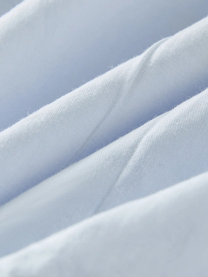 Lässige Damen-Bluse in Übergröße mit Schnalle und kurzen Ärmeln – Sommerbluse mit umgeschlagenem Kragen und figurbetonter Taille