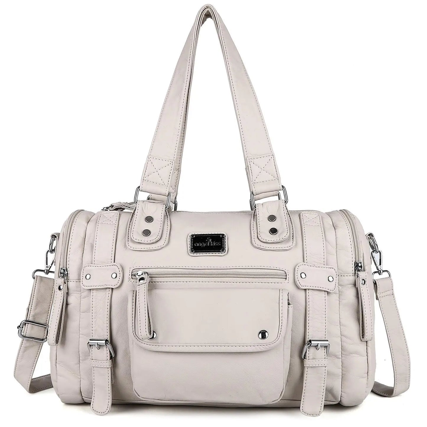 Damen-Schultertasche aus PU-Leder mit Top-Griff und extrem großem Fassungsvermögen für Alltag