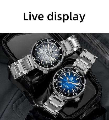 Herren-Profi-Taucheruhr mit 1000 m Wasserdichtigkeit und NH35A