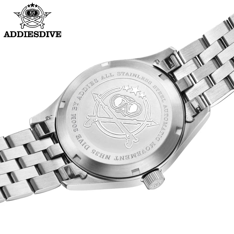 Herren-Taucheruhr mit C3-Leuchtmasse und NH35A-Automatikwerk