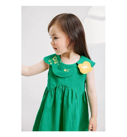 Luftiges Kinder-Sommerkleid mit lila Farbverlauf und Tüllrock – ideal für Hochzeiten und Partys