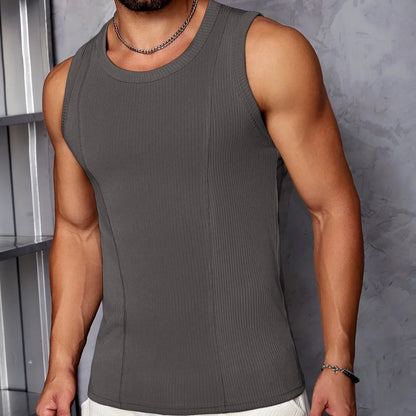 Ärmellose Herren-Sommerweste – Slim Fit und atmungsaktiv für Sport und Freizeit