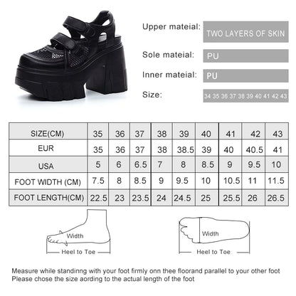 AIYUQI frauen Sandalen Aus Echtem Leder 2025 Neue 11 cm Ferse Hohe Mesh Frauen Sandalen Plattform High Heel Sandalen Frauen