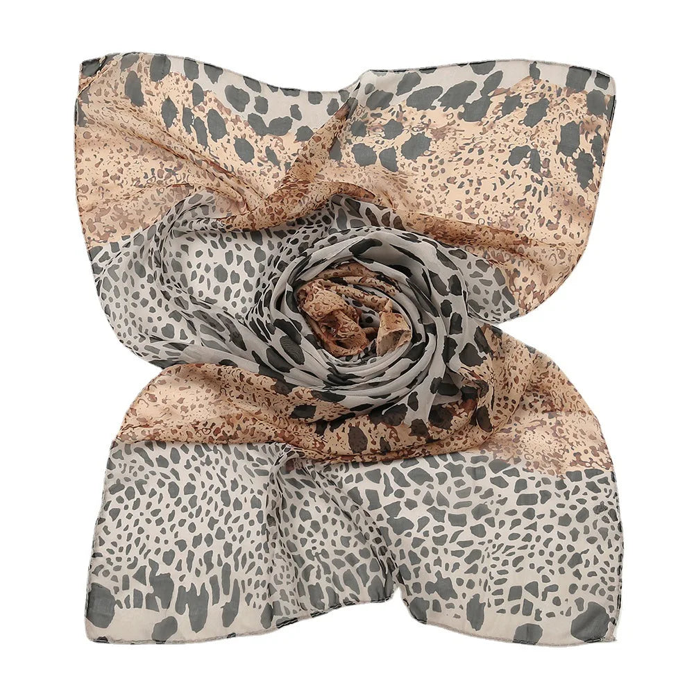 Damen Chiffon Hijab Schal gepunktet Strand Sommer Pareo Bandana muslimisch