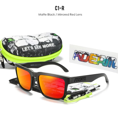 Sonnenbrille quadratisch polarisiert lässig Outdoor Unisex Pärchen neues Paket