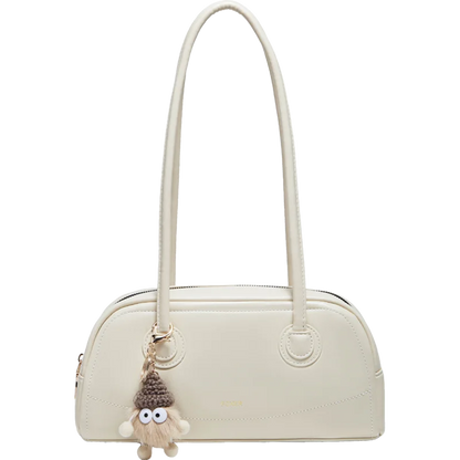 Damen Handtasche Aus PU Leather Simple Retro Stil Für Casual Commuting