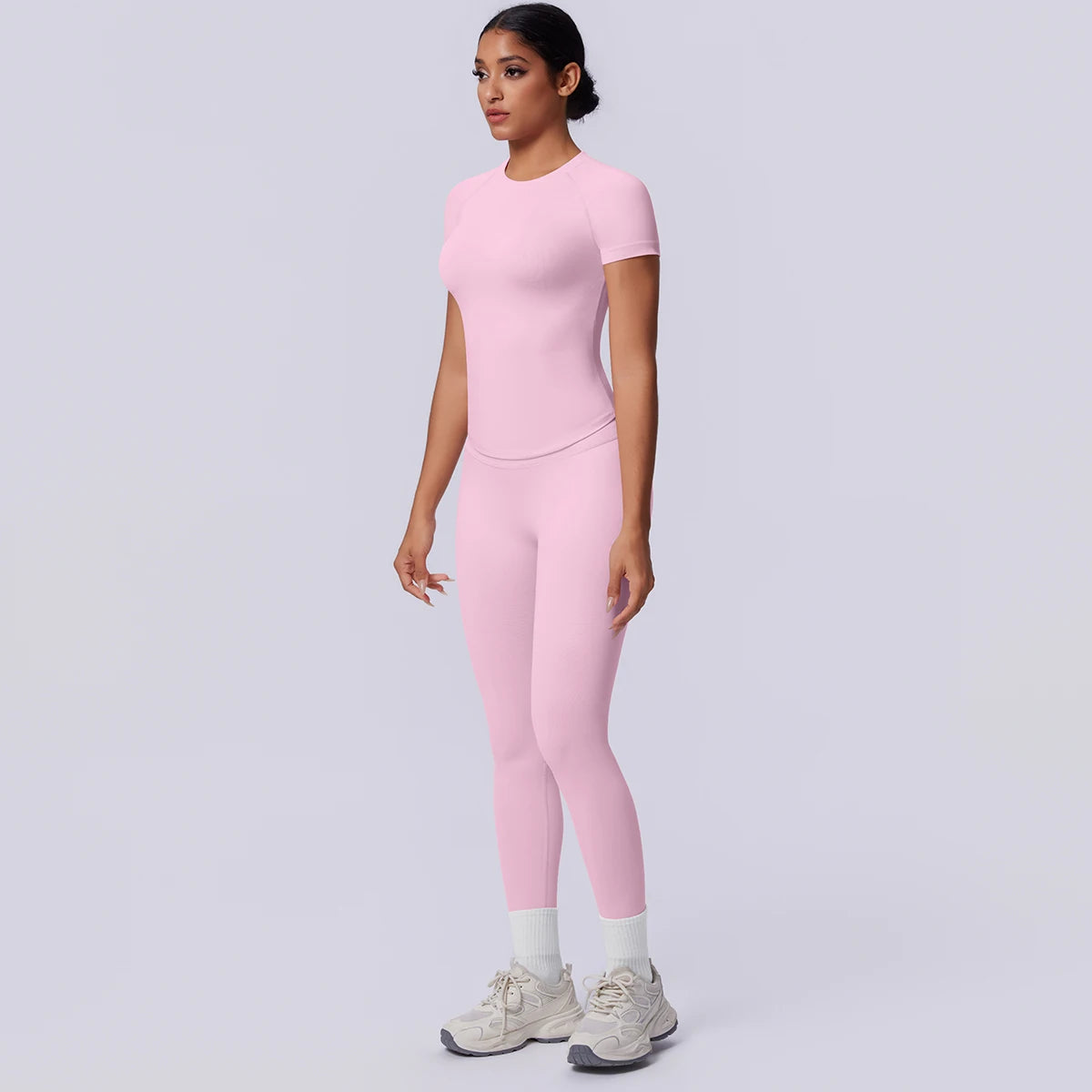 Hamidou Nahtloses Sportset Für Damen Mit Pfirsich-Po Effekt
