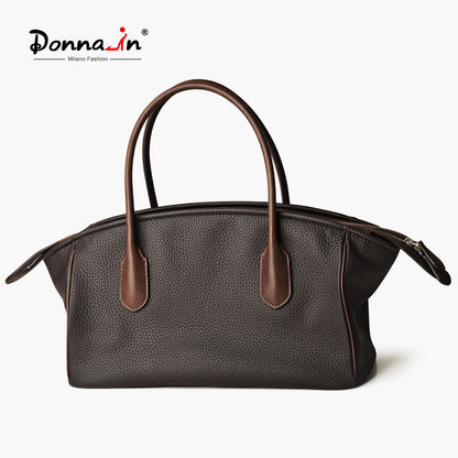 Naturbelassenes Rindsleder Top-Handle | Damen Tasche