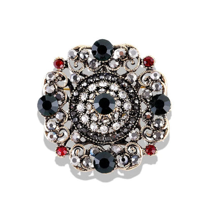 Brosche Metall Barock Vintage Retro Palast Revers Pin Unisex Party
