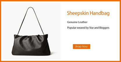 Kalbsleder Hobo-Schultertasche Damen Crossbody