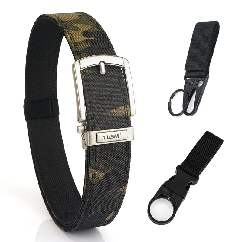 VATLY Rigid Tactical Gürtel Herren Nylon Metall-Schnalle Duty Casual