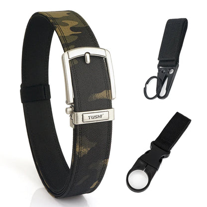 VATLY Rigid Tactical Gürtel Herren Nylon Metall-Schnalle Duty Casual