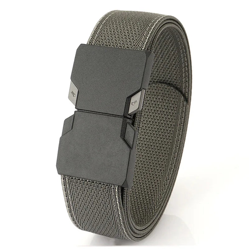 Herren-Gürtel aus elastischem Nylon mit Schnellverschluss Outdoor-Einsatz und Alltag 34 mm Breite