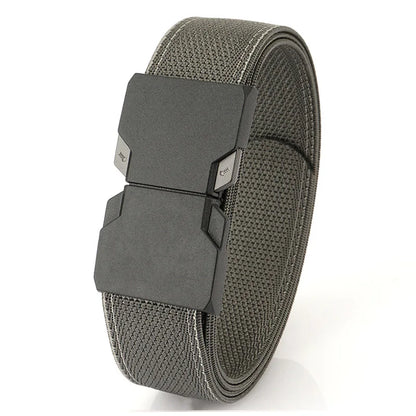 Herren-Gürtel aus elastischem Nylon mit Schnellverschluss Outdoor-Einsatz und Alltag 34 mm Breite
