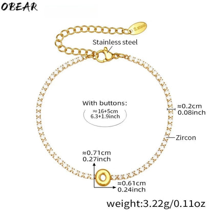 Damen-Armband mit Initialen-Buchstabe