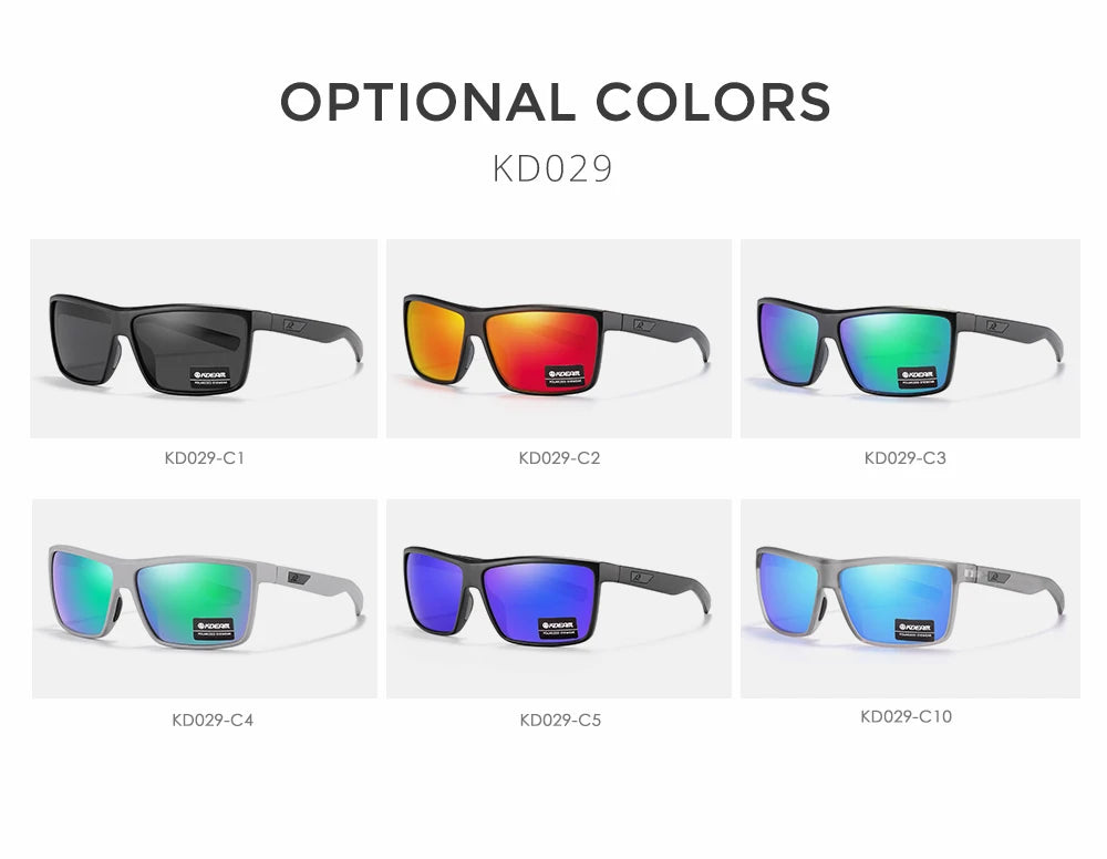 Sonnenbrille Rechteck polarisiert UV400 Beschichtung Herren