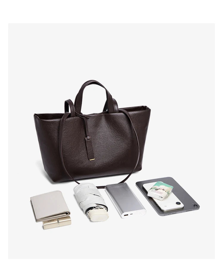 Damen Tote Bag aus Leder New Vintage