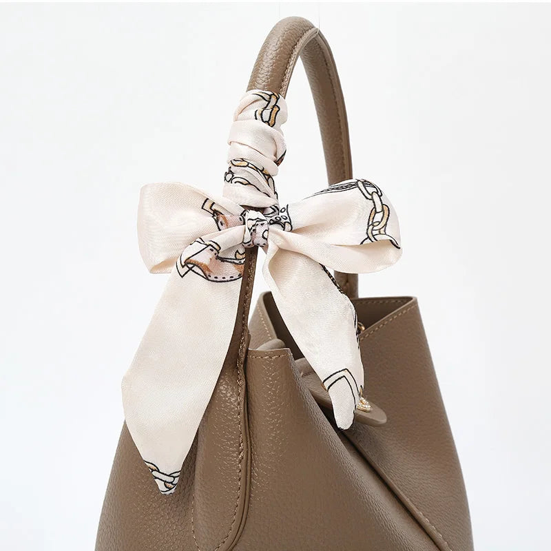 Damen Schultertasche aus PU-Leder mit Top-handle und Crossbody
