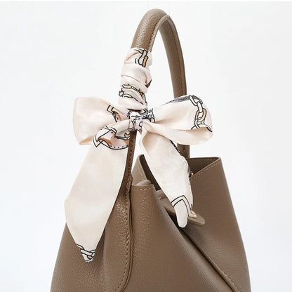 Damen Schultertasche aus PU-Leder mit Top-handle und Crossbody