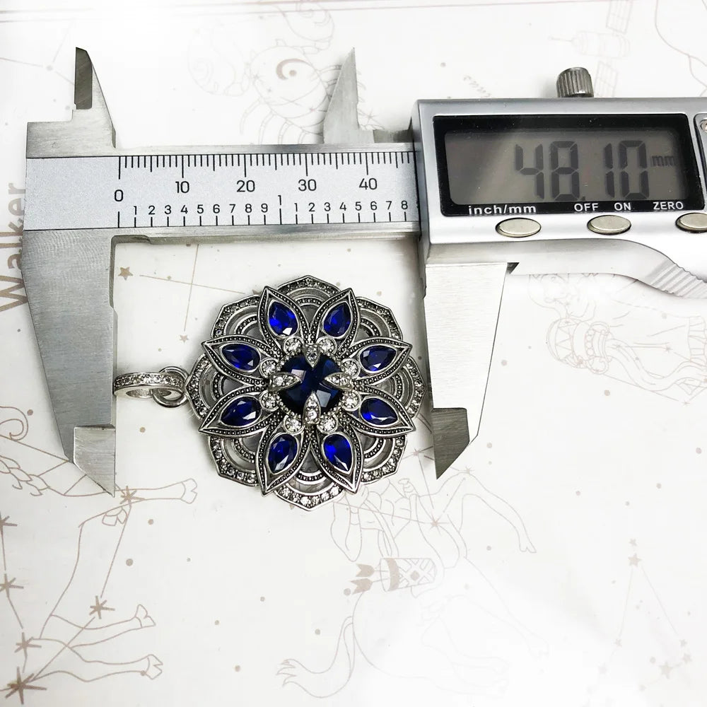 Damen-Charm-Anhänger Amulett magisch Natur Glück aus Sterlingsilber