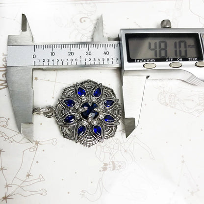 Damen-Charm-Anhänger Amulett magisch Natur Glück aus Sterlingsilber