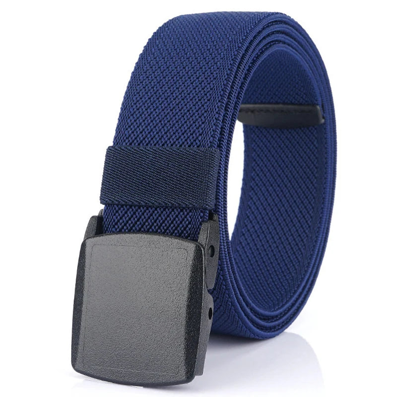 Unisex-Gürtel Elastisch Aus Canvas Mit Nylon-Schnellverschluss 3,8 cm Breite Für Outdoor