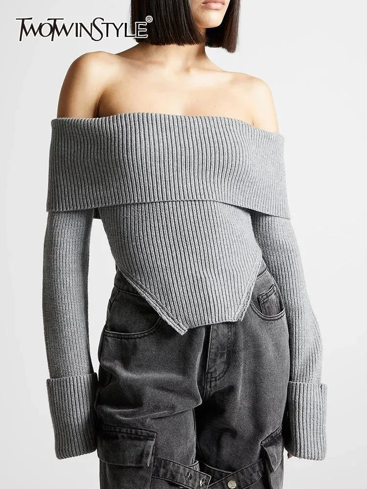 Eleganter Damen-Blazer mit Notch-Kragen und Patchwork-Design – Langarm und Ein-Knopf-Verschluss mit Taschen