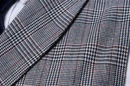 Herren-Weste mit Schnürung aus Baumwoll-Leinen-Mischung – Kurzarmshirt in Unifarbe