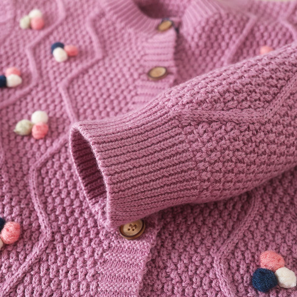 Baby Mädchen Stricken Pullover Kinder Strickjacken Oansatz Frühling Herbst Pullover Strickjacken Mantel Kinder Nette Kleidung