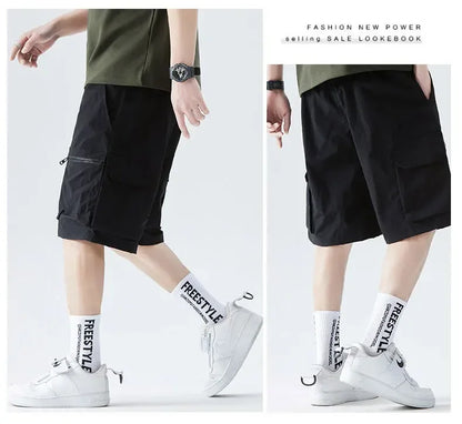 Herren-Laufshorts mit Handytasche und Reißverschlusstasche – ideal für Marathon und Sport.