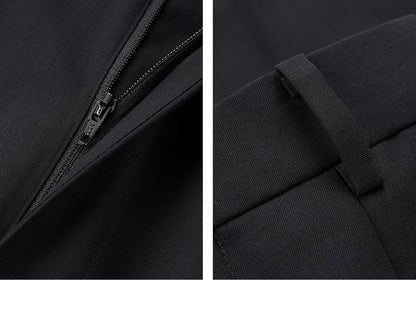 Herrenanzug aus 100% Wolle in tiefem Blau, doppelt geknöpft – ideal für Hochzeit, Dinnerparty oder den täglichen eleganten Auftritt.