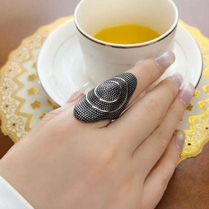 Damen-Ring Kathmandu Statement aus Sterlingsilber