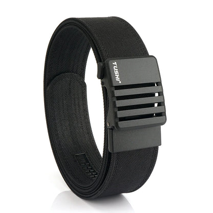 Herren-Taktischer Gürtel aus Nylon mit matte Metall-Schnalle und 43 mm Breite für Alltag und Freizeit