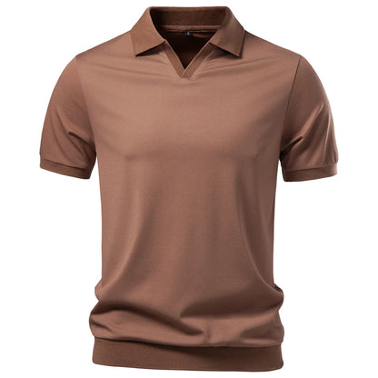 Hochwertiges Atmungsaktives Poloshirt Für Herren Mit Seidiger Weichheit